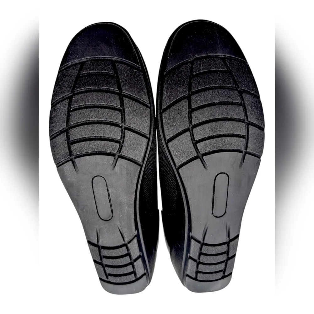 Kim Rogers Maddie Sz 7M Ultra Comfort Supported Technology Footbed Black Loafers